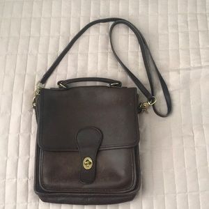 Vintage Leather Coach Bag